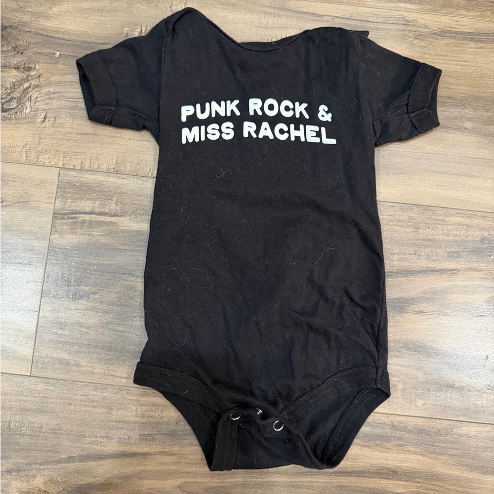 Black Punk Rock & Miss Rachel Kids One Piece